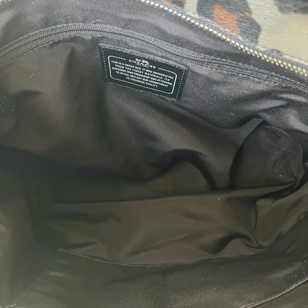 Coach Ocelot -Print Tote in Gray, Black and Brown - Picture 13 of 15